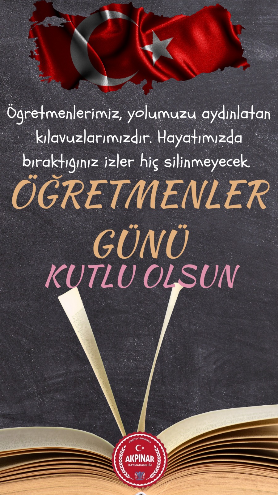 Tüm Öğretmenlerimizin Öğretmenler Günü Kutlu Olsun.